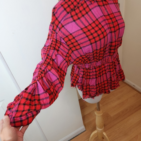 We The Free People Plaid Shirt - Picture 9 of 12